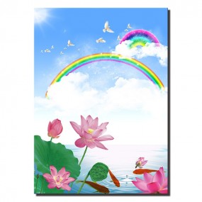 Tranh trang trí tường Hoa Sen